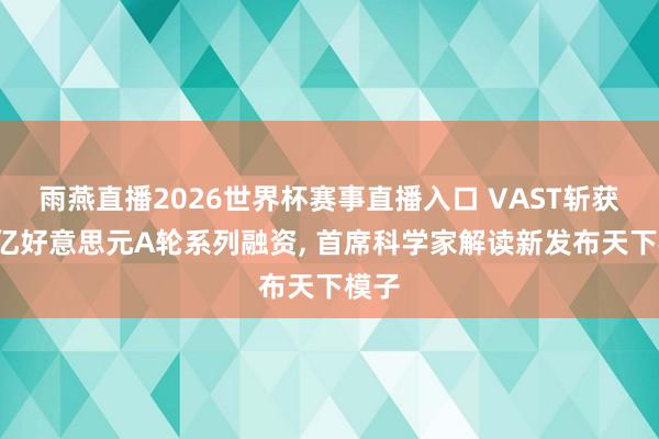 雨燕直播2026世界杯赛事直播入口 VAST斩获近2亿好意思元A轮系列融资, 首席科学家解读新发布天下模子
