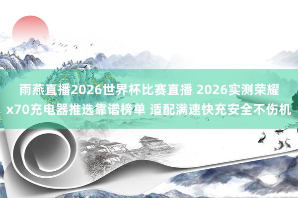 雨燕直播2026世界杯比赛直播 2026实测荣耀x70充电器推选靠谱榜单 适配满速快充安全不伤机