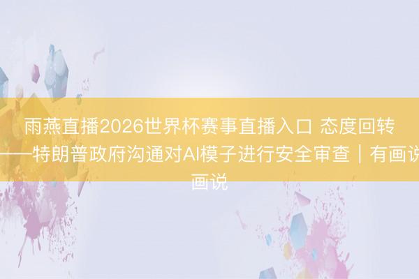 雨燕直播2026世界杯赛事直播入口 态度回转——特朗普政府沟通对AI模子进行安全审查｜有画说